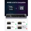 UGREEN 10Gbps M.2 NVMe SATA Enclosure cmimi
