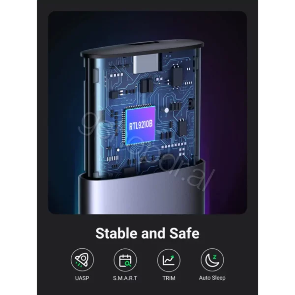 UGREEN 10Gbps M.2 NVMe SATA Enclosure Durres