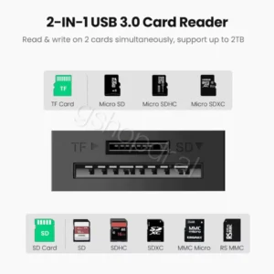 UGREEN 2-in-1 USB 3.0 SDTF Card Reader CR127 Durres