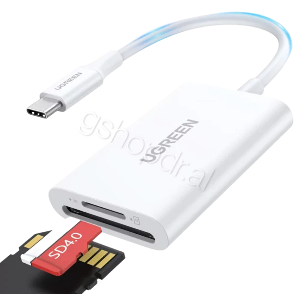 UGREEN 2-in-1 USB-C Card Reader CM265
