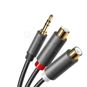 UGREEN 3.5mm Male to 2RCA Female Cable 25cm AV109 Durres