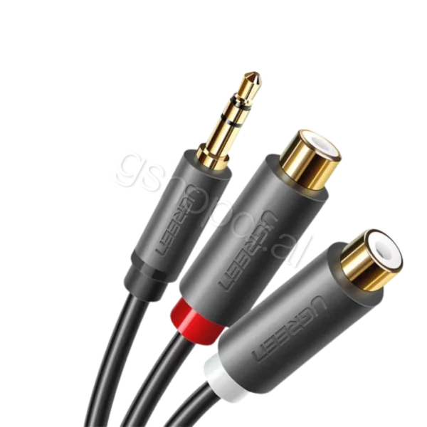 UGREEN 3.5mm Male to 2RCA Female Cable 25cm AV109 Durres