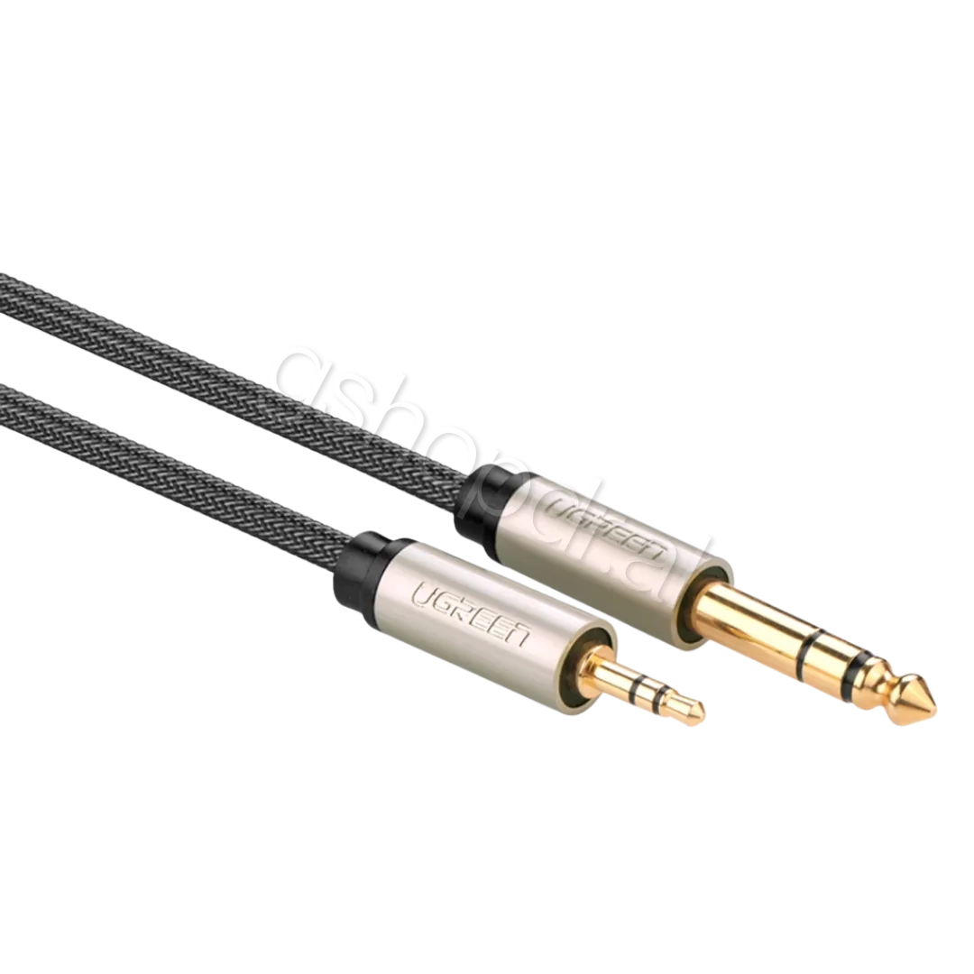 UGREEN 3.5mm Male to 6.35mm TRS Stereo Audio Cable 1m AV127 (1) UGREEN 3.5mm Male to 2RCA Female Cable 25cm AV109
