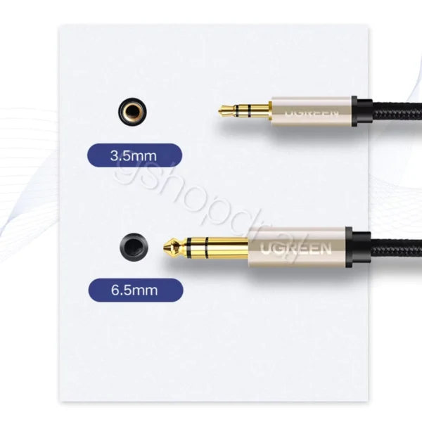 UGREEN 3.5mm Male to 2RCA Female Cable 25cm AV109 Cmimi