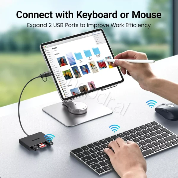 UGREEN 4-in-1 USB-CUSB-A Card Reader CM812 Tirane