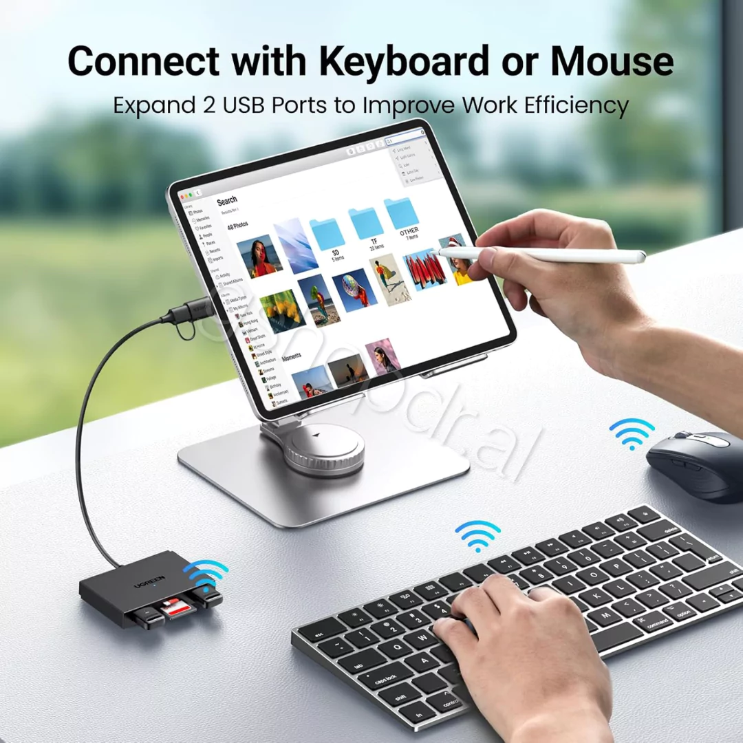 UGREEN 4-in-1 USB-CUSB-A Card Reader CM812 (4) UGREEN 4-in-1 USB-CUSB-A Card Reader CM812 Tirane
