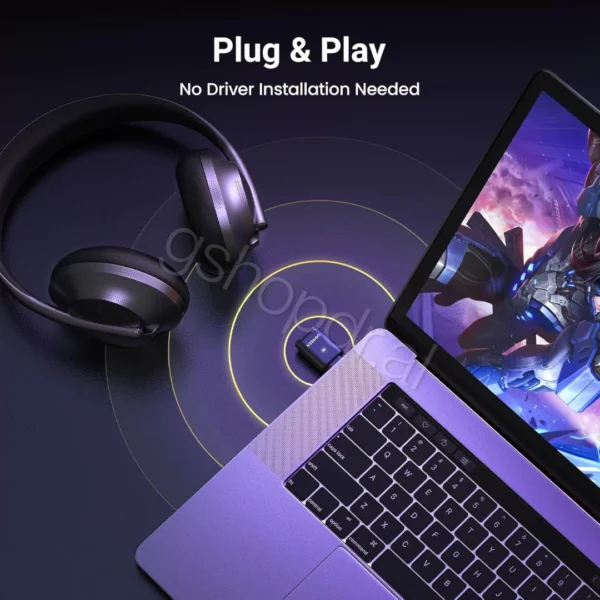 UGREEN Bluetooth Transmitter Audio Adapter BT501 Tirane