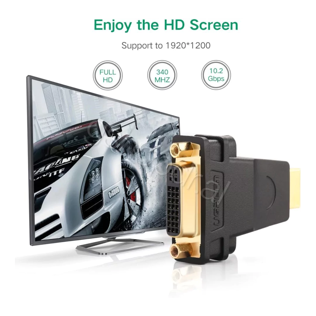 UGREEN HDMI mashkull ne DVI (24+5) Femer Adapter