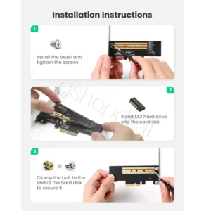 Ugreen M.2 NVME to PCI Express 3.0 x 4 Durres