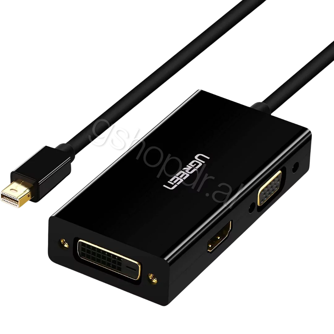 UGREEN Mini DisplayPort to HDMI&VGA&DVI Converter 20418 (1) UGREEN Mini DisplayPort to HDMI&VGA&DVI Converter 20418