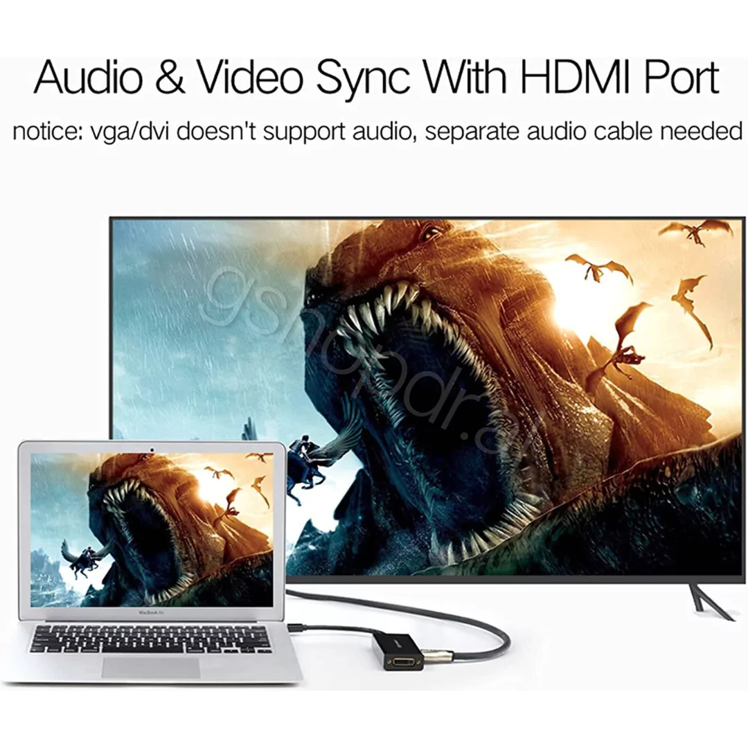 UGREEN Mini DisplayPort to HDMI&VGA&DVI Converter 20418 (5) Konvertues UGREEN Mini DisplayPort në HDMI&VGA&DVI 20418 GShop Electronics