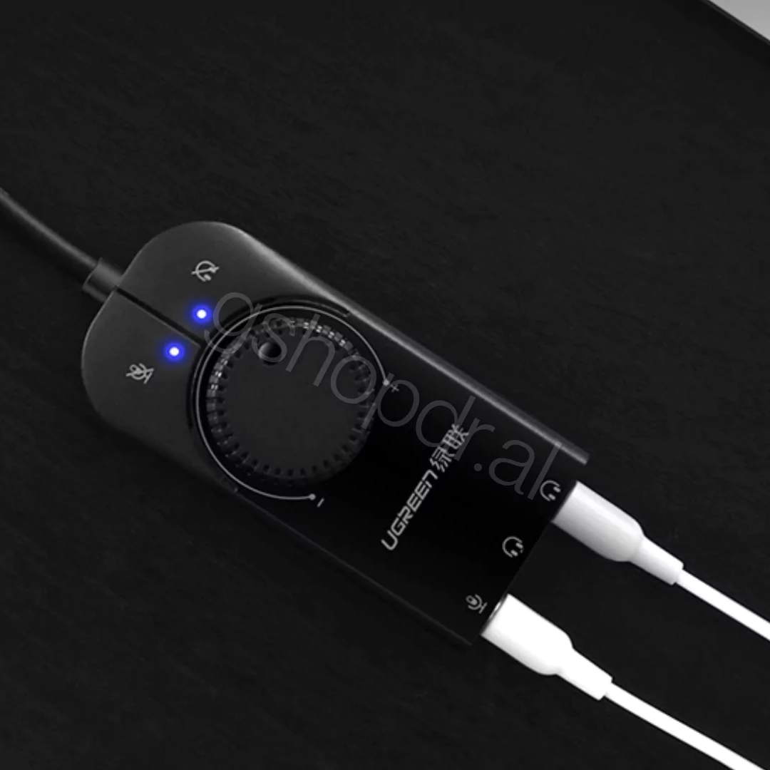 UGREEN USB 2.0 External Stereo Sound Adapter CM129 (2) Adaptues i Jashtëm Stereo për Zërin UGREEN USB 2.0 CM129 Durres