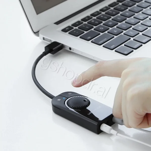 Adaptues i Jashtëm Stereo për Zërin UGREEN USB 2.0 CM129
