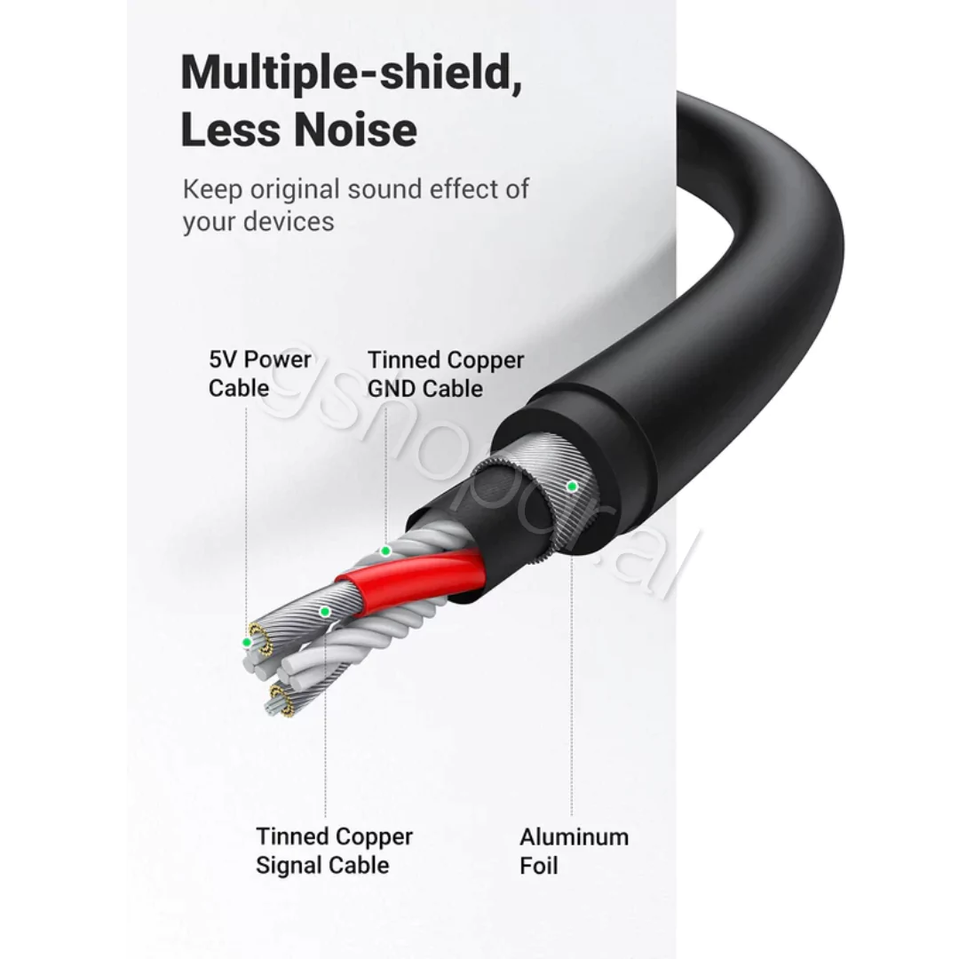 UGREEN USB 2.0 External Stereo Sound Adapter US205 (10) UGREEN USB 2.0 External Stereo Sound Adapter US205 GShop Electronics