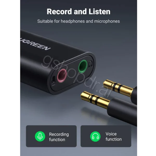 UGREEN USB 2.0 External Stereo Sound Adapter US205 Tirane