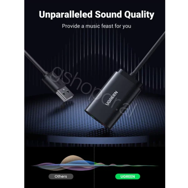 UGREEN USB 2.0 External Stereo Sound Adapter US205 cmimi