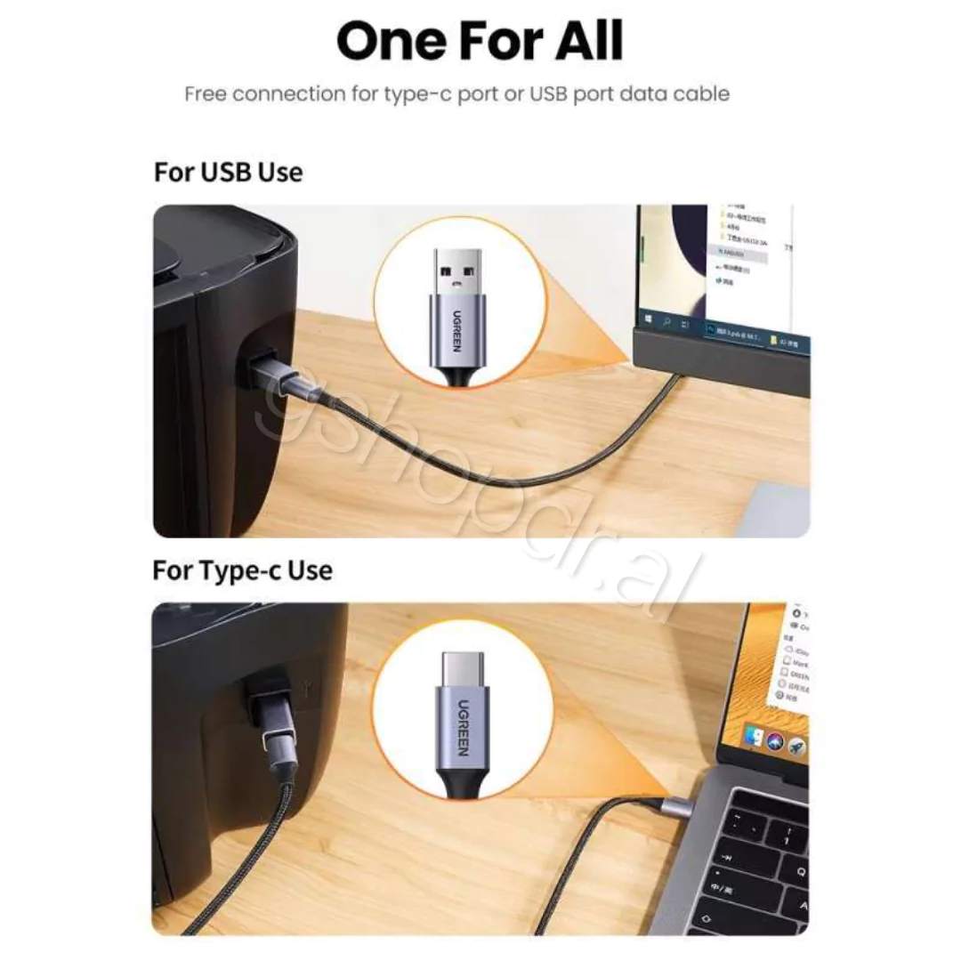 Kuti alumini adaptori UGREEN USB 2.0 USB-CF në USB 2.0 BM 20120