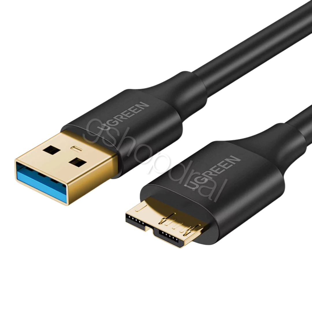 UGREEN USB 3.0 A Male to Micro USB 3.0 Male Cable 1 m 10841 (1) Kabllo UGREEN USB 3.0 A Mashkull në Micro USB 3.0 Mashkull 1 m 10841
