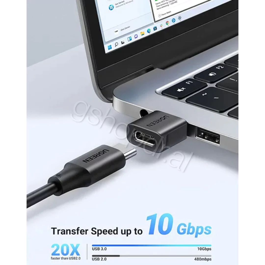 UGREEN USB-A Male to USB-C Female Adapter Set 2-Pack US701 Durres