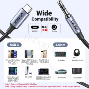 UGREEN USB-C to 3.5mm Audio Cable 30633 Durres