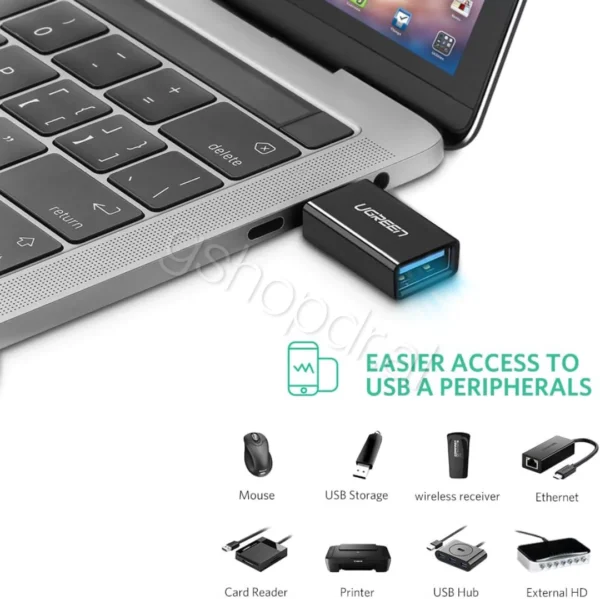 UGREEN USB-C to USB 3.0 A Female Adapter 20808 Cmimi