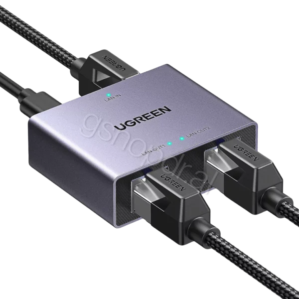 Ugreen 1 to 2 1000Mbps LAN Splitter NW301