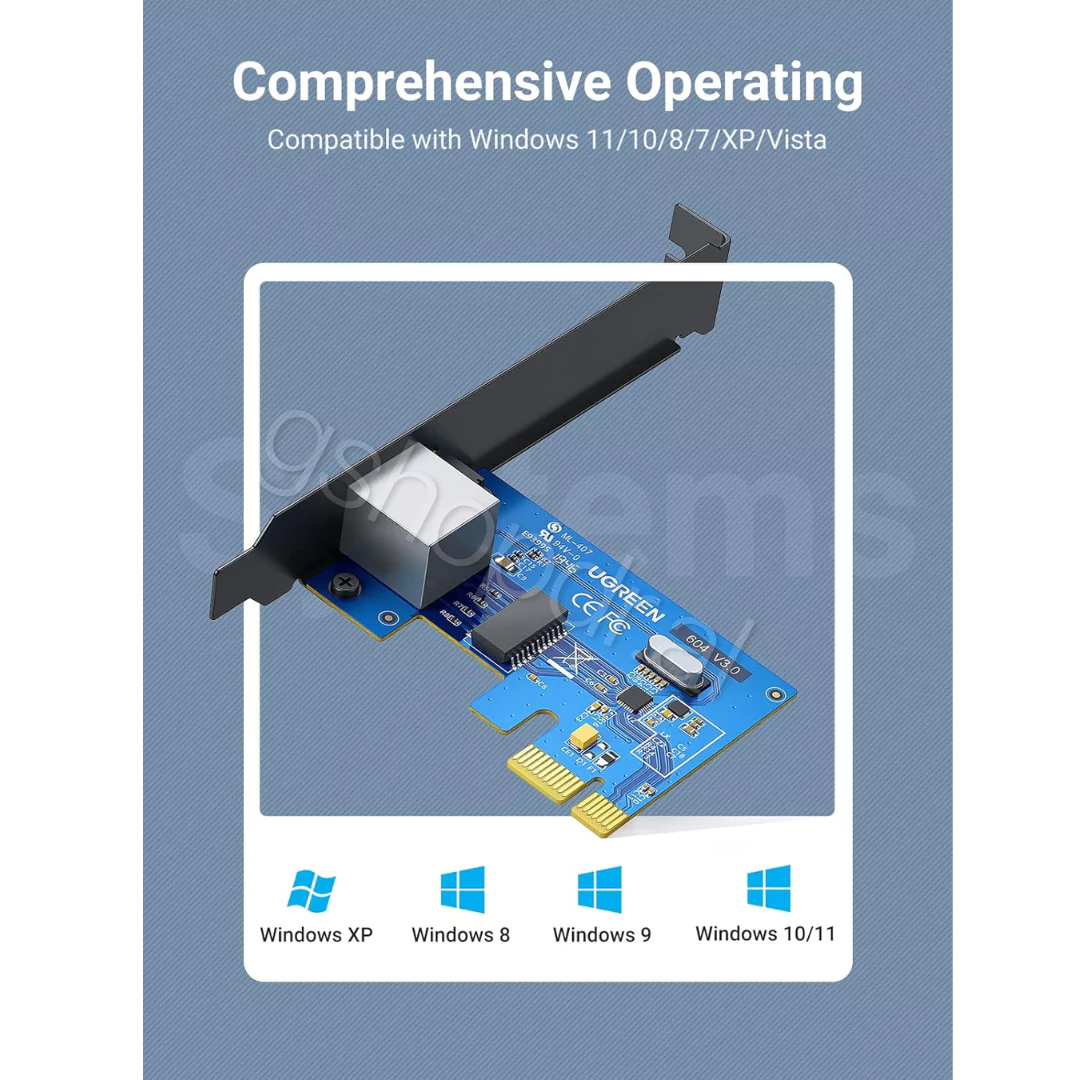Ugreen Gigabit PCle Network Adapter 30771 cmimi