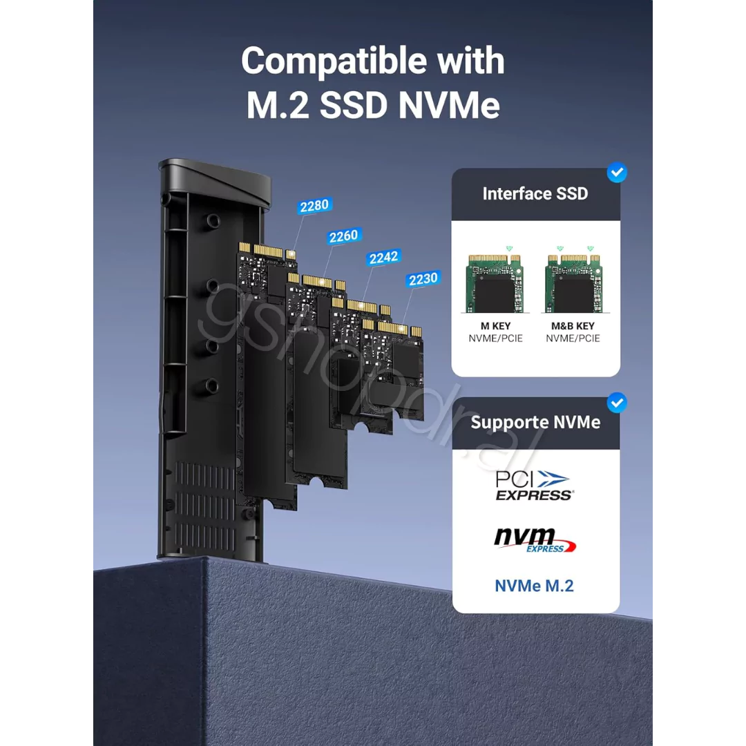 Ugreen M.2 NVMe SSD Enclosure CM767 GShop Electronics cmimi