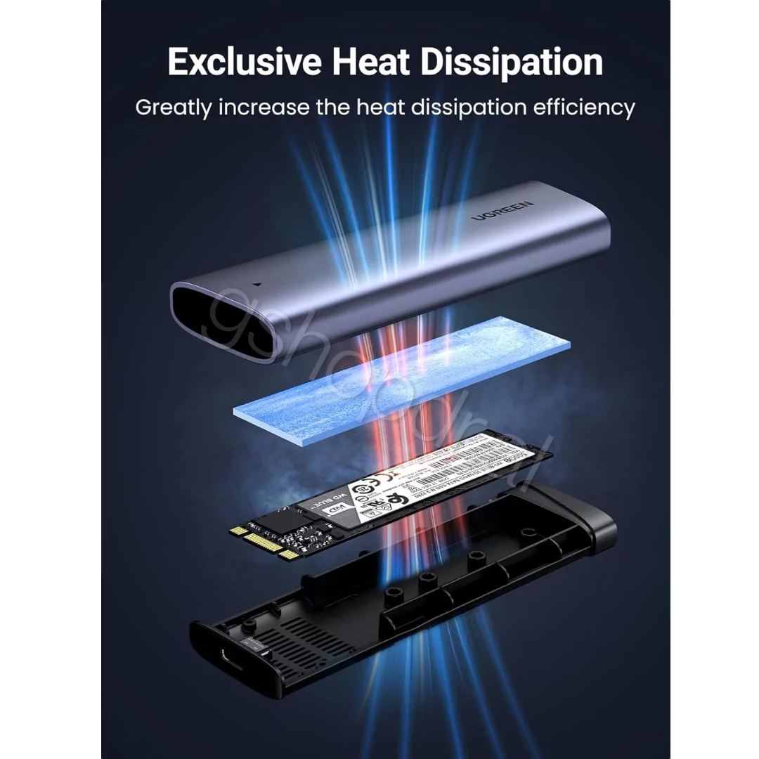 Ugreen M.2 NVMe SSD Enclosure CM767 Tirane