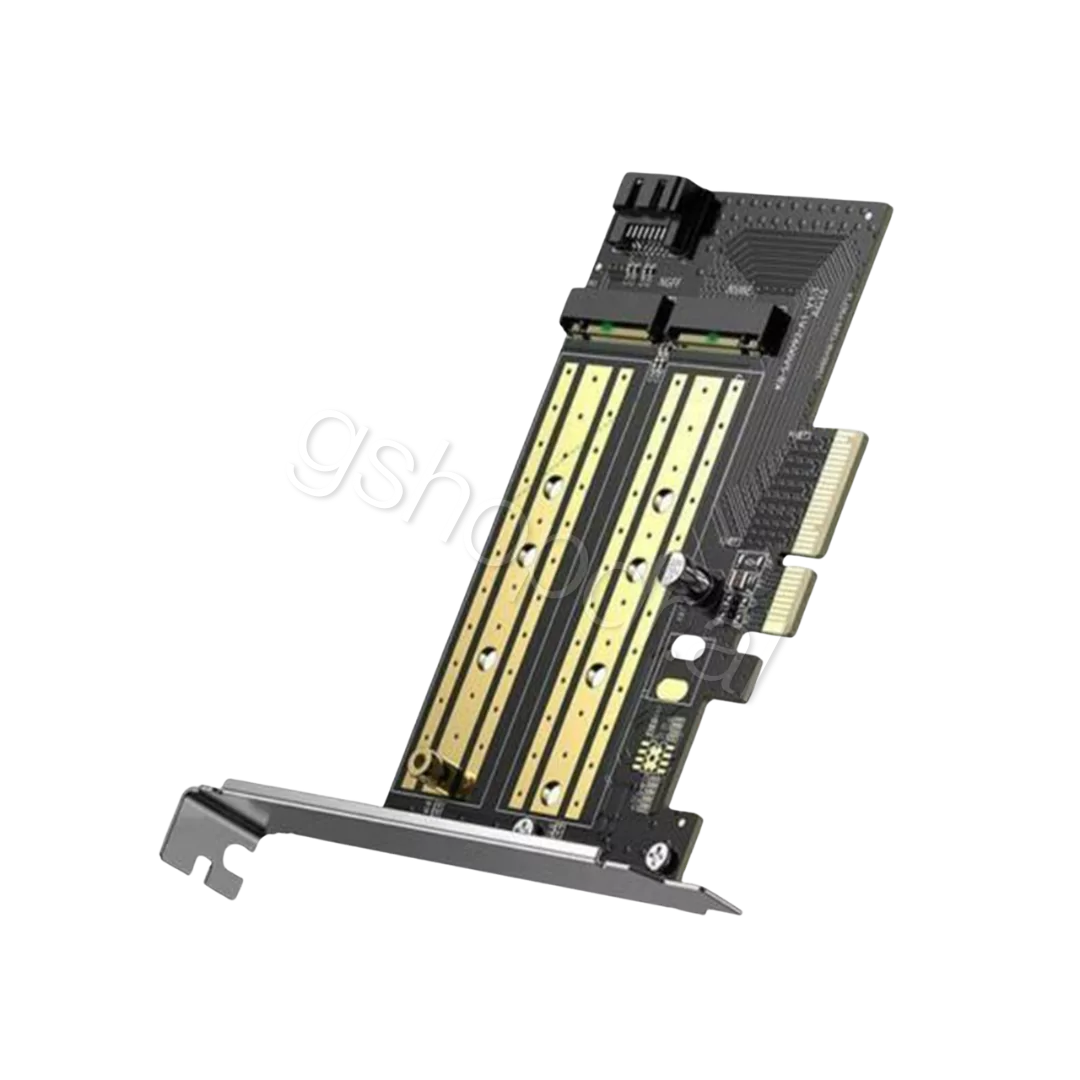 Ugreen M.2 SATA + M.2 NVMe to PCl-E 3.0 x 4 Expansion Card 70504