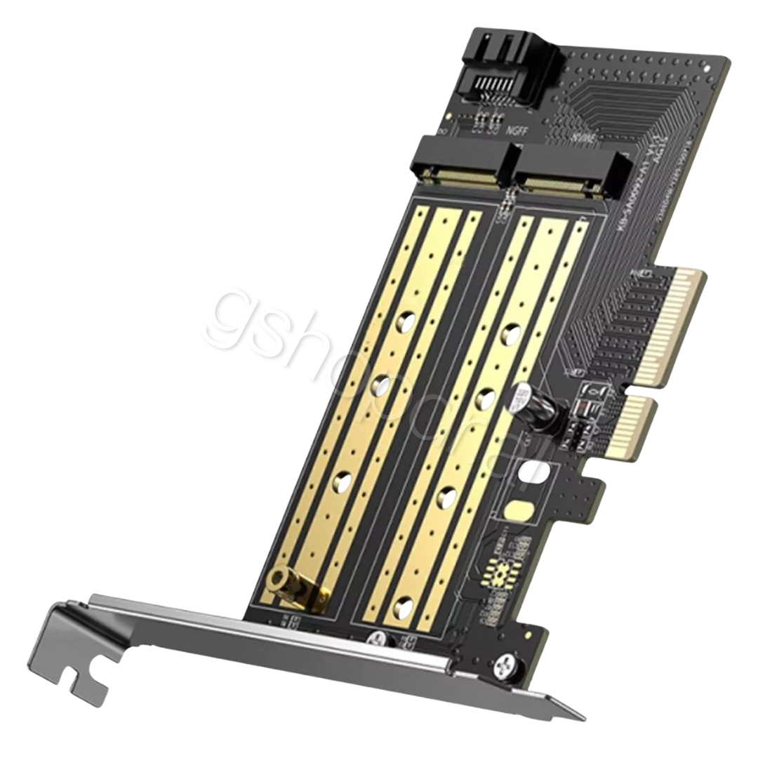 Ugreen M.2 SATA + M.2 NVMe to PCl-E 3.0 x 4 Expansion Card 70504 Durres