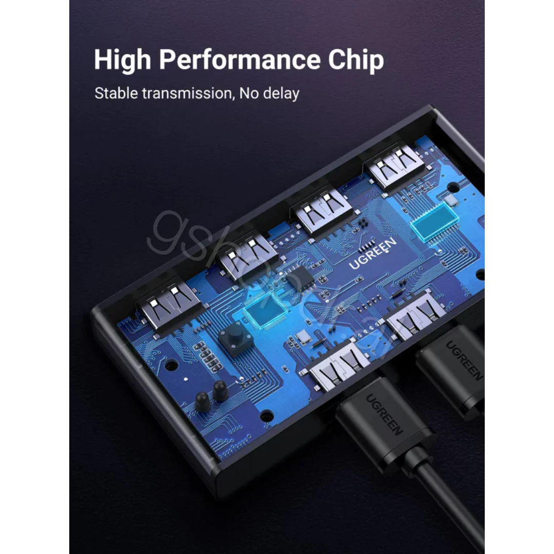 Ugreen USB 3.0 Sharing Switch 2 in 4 Out GSHOP ELECTRONICS tirane