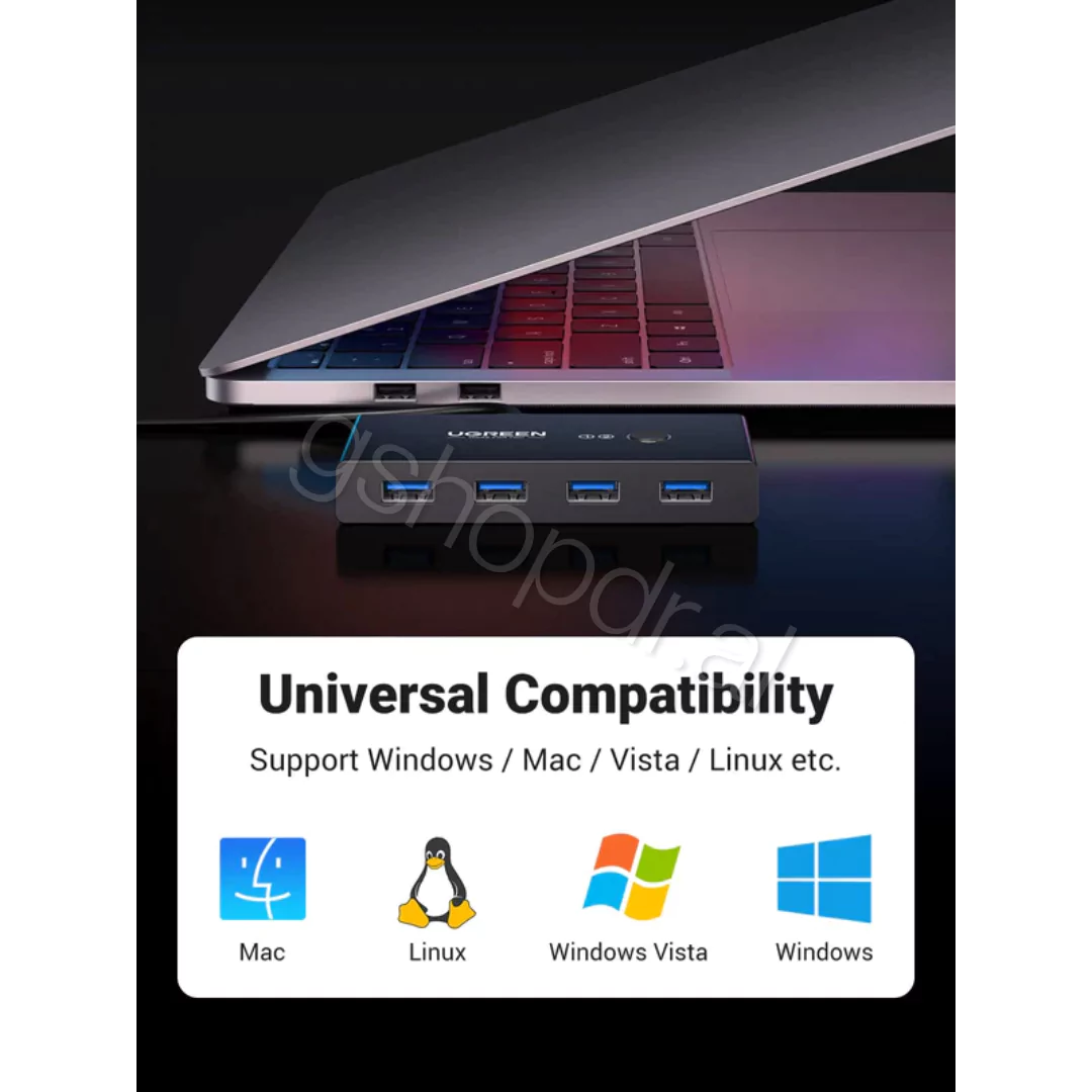 Ugreen USB 3.0 Sharing Switch 2 in 4 Out GSHOP ELECTRONICS