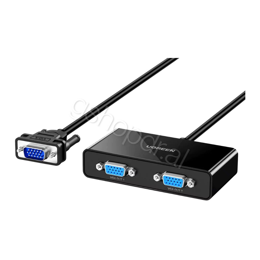 Ugreen VGA Splitter, VGA Male to 2 Female 20918 (1) Ugreen VGA Splitter, VGA Male to 2 Female 20918 Tirane