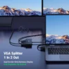 Ugreen VGA Splitter, VGA Male to 2 Female Durres