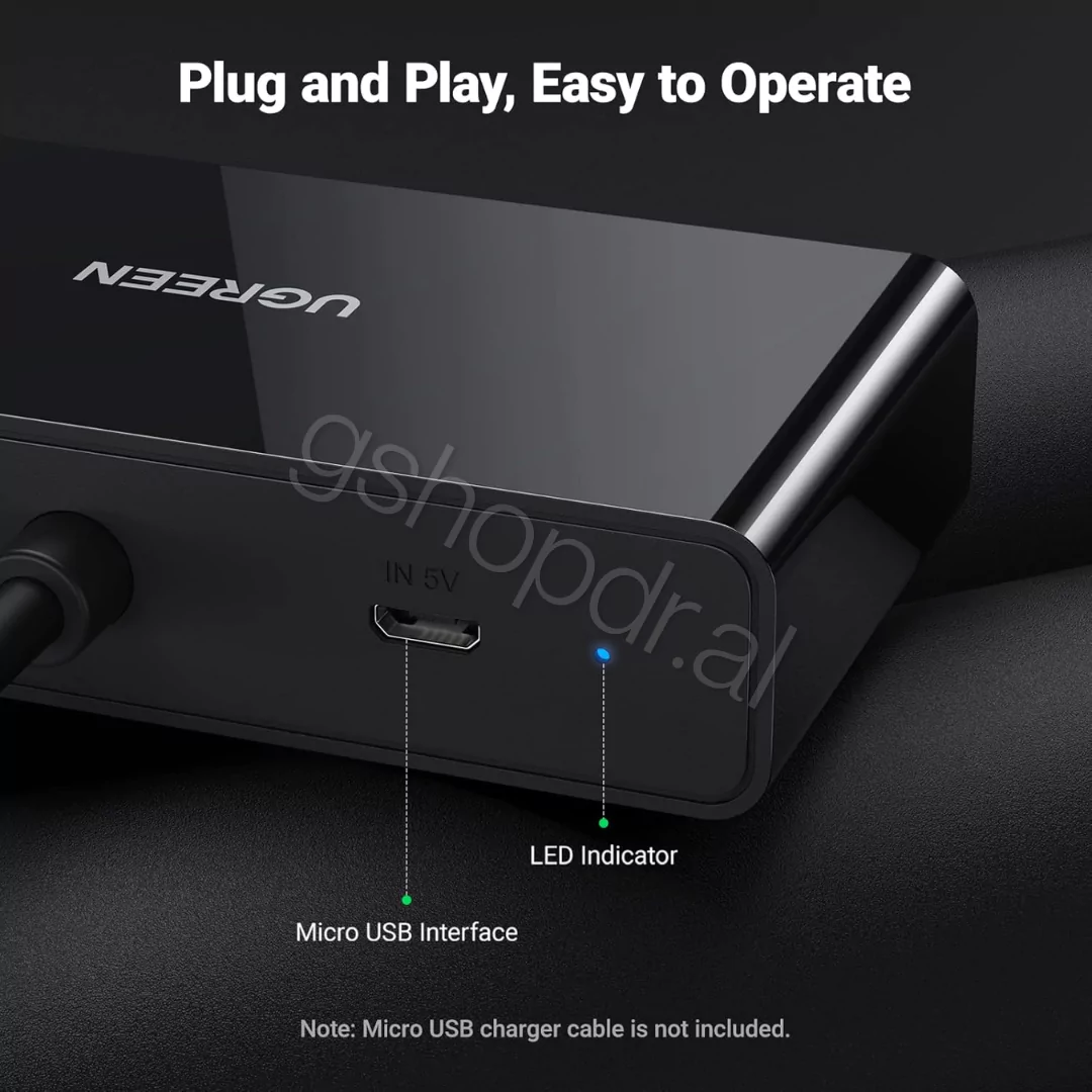 Ugreen VGA Splitter, VGA Male to 2 Female 20918 (5) VGA Mashkull ne 2 VGA femer Tirane