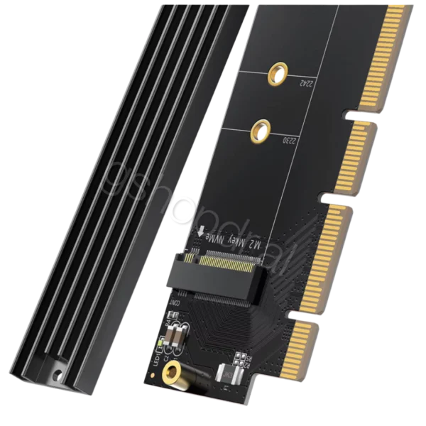Ugreen Expansion Card PCIe 4.0 x16 to M.2 NVMe M-Key adapter black (CM465 Durres