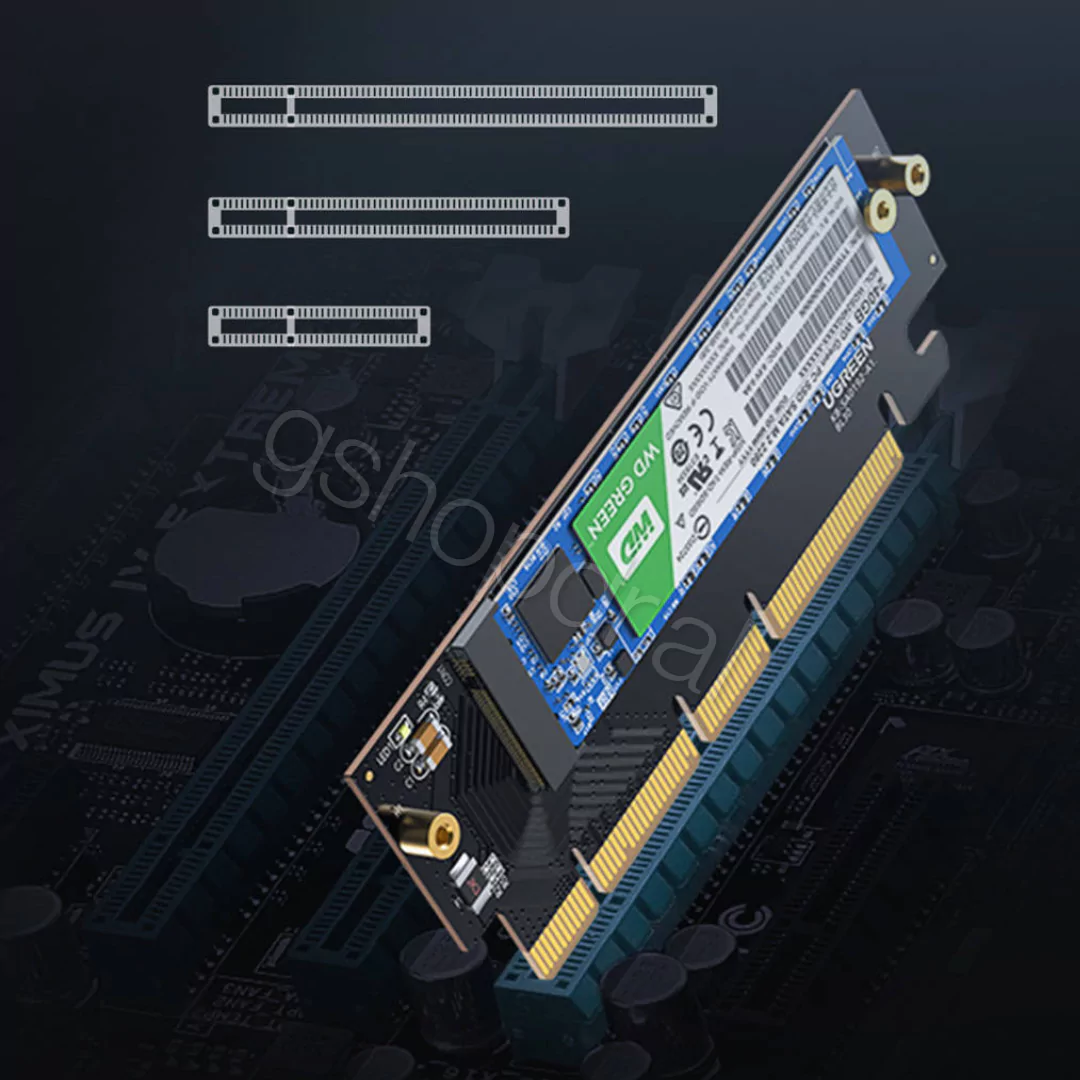 Ugreen Expansion Card PCIe 4.0 x16 to M.2 NVMe M-Key Tirane