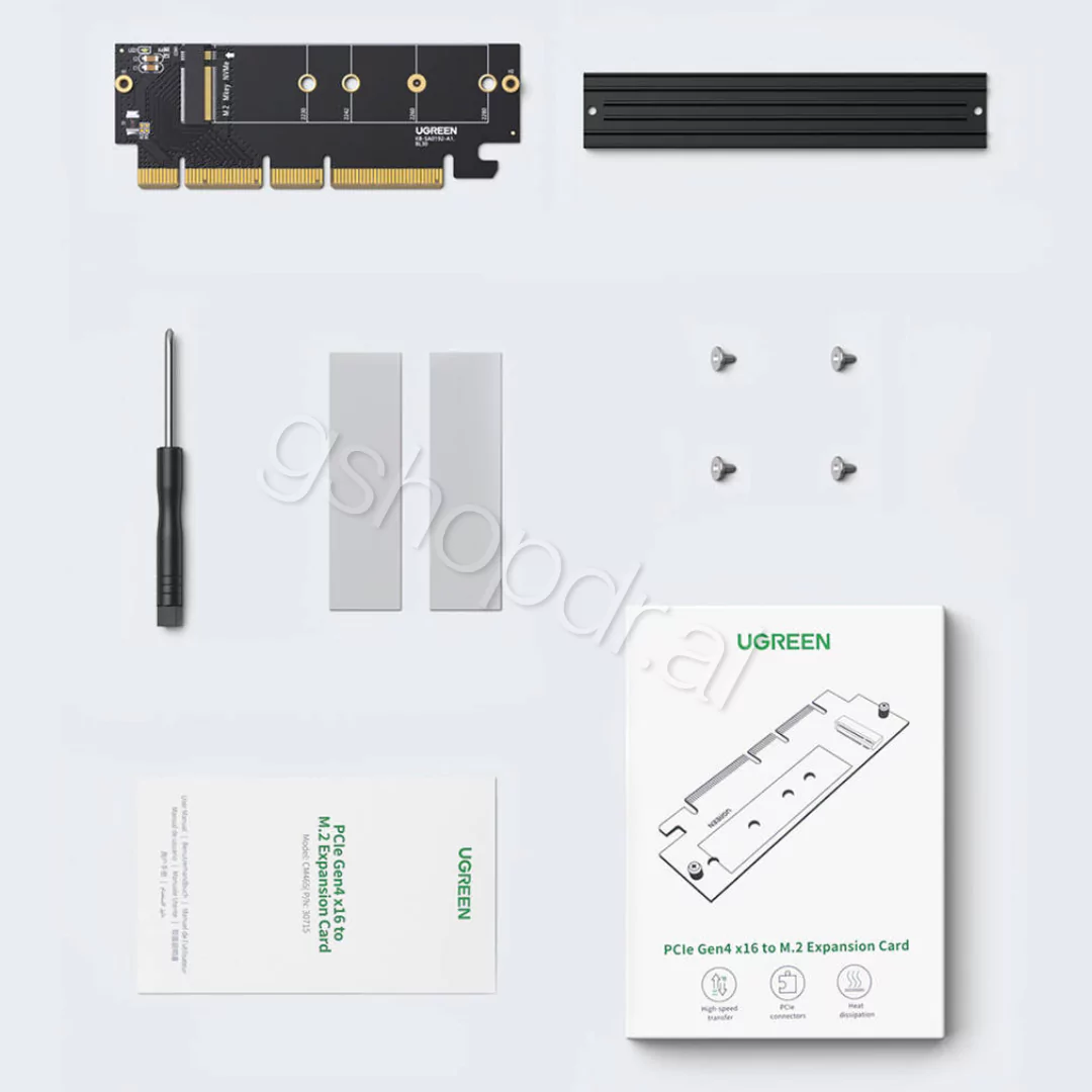 Ugreen Expansion Card PCIe 4.0 x16 to M.2 NVMe M-Key GShop Electronics