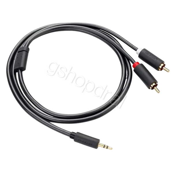 Kabllo audio UGREEN 3.5mm Mashkull në 2 RCA Mashkull 2m AV102 Cmimi