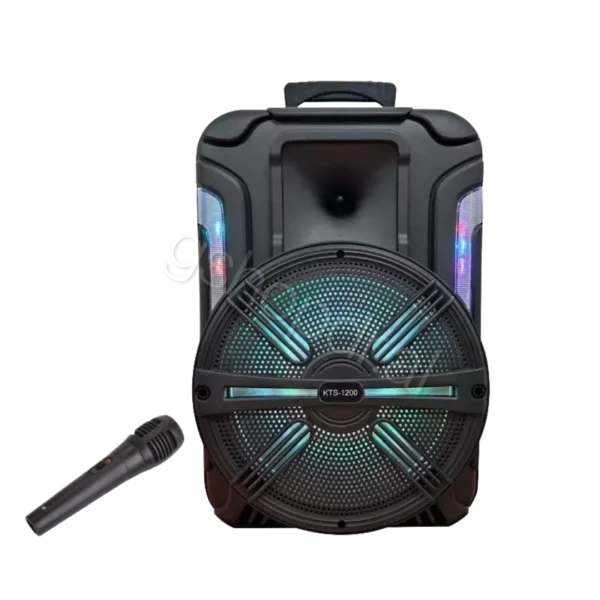 KTS-1200 Party Karaoke Bluetooth Speaker 12″