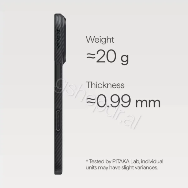 Cover Pitaka Ultra-Slim iPhone 17 Pro cmimi