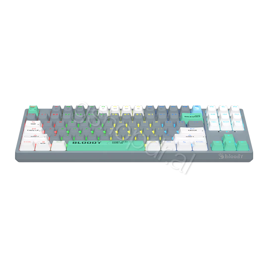 GAMING RGB MECHANICAL KEYBOARD BLOODY HOT-SWAPPABLE BLMS S87 (4) Tastiere Mekanike S87 Gaming Bloody