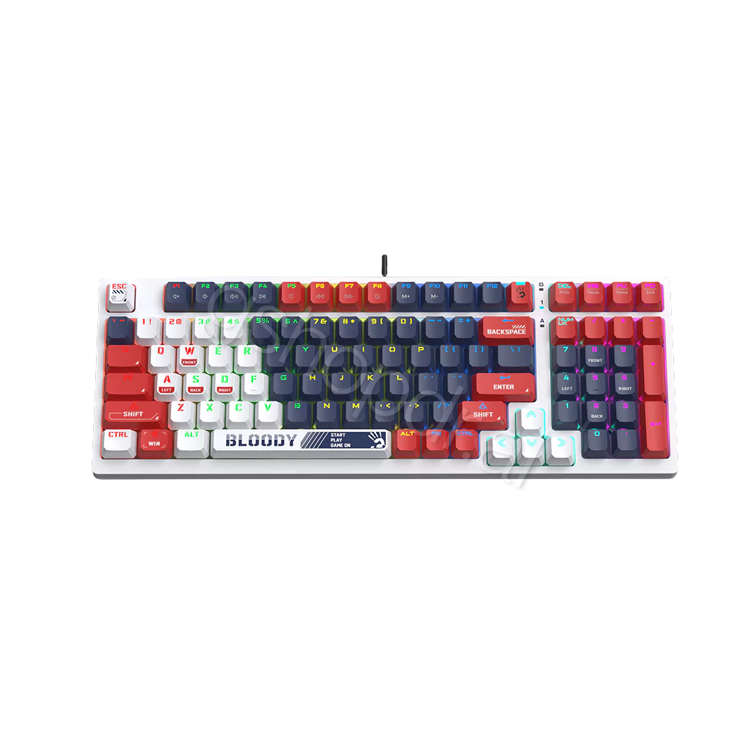 GAMING RGB MECHANICAL KEYBOARD BLOODY HOT-SWAPPABLE BLMS S98 (3) Tastiere Mekanike S98 Bloody