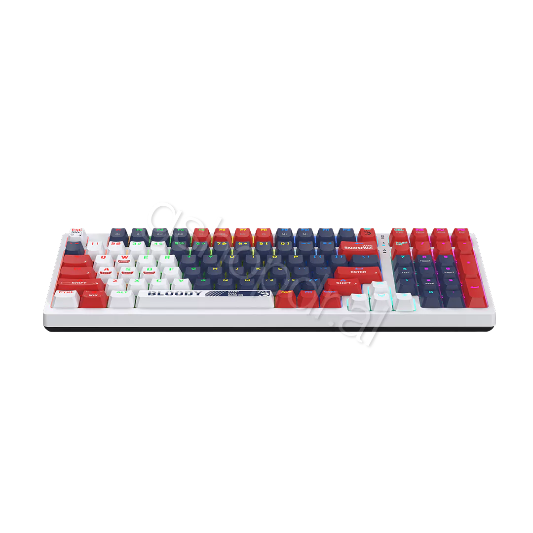 GAMING RGB MECHANICAL KEYBOARD BLOODY HOT-SWAPPABLE BLMS S98 (4) Tastiere Mekanike S98 Bloody Durres