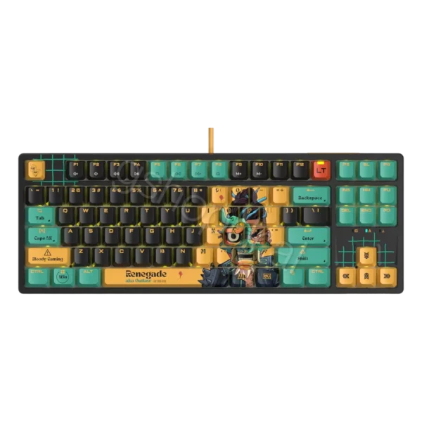 GAMING RGB MECHANICAL KEYBOARD BLOODY RENEGADE AT87 ALPHA OPTICAL SWITCH