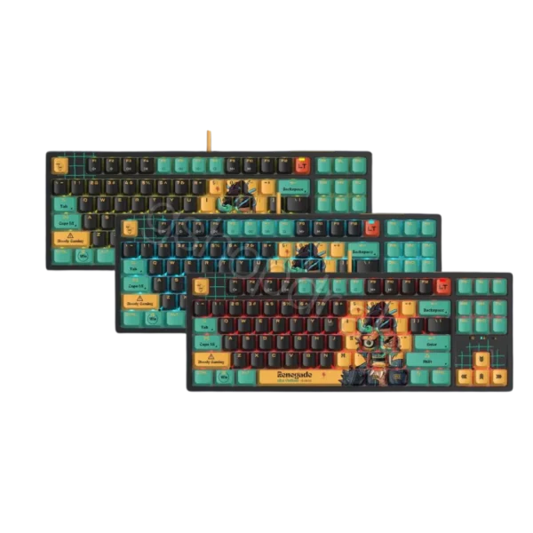 GAMING RGB MECHANICAL KEYBOARD BLOODY RENEGADE AT87 ALPHA OPTICAL SWITCH Durres