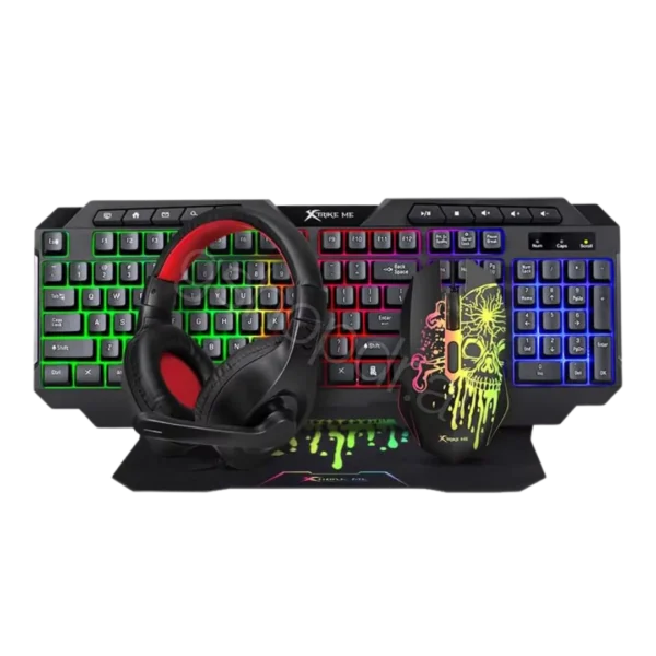 Gaming COMBO Xtrike Me Keyboard, Mouse, Headset, Mousepad CMX- 415