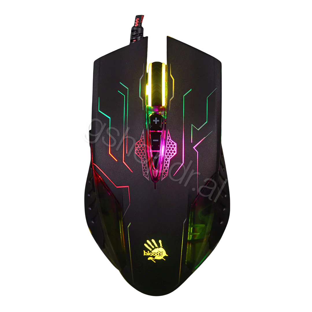 MOUSE GAMING BLOODY Q50 NEON X'Glide (1) MOUSE GAMING BLOODY Q50 NEON X'Glide