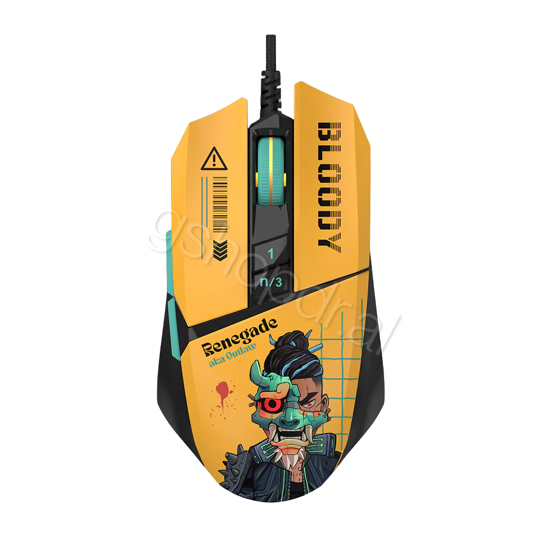 MOUSE GAMING RGB BLOODY RENEGADE W63 MAX Sunset